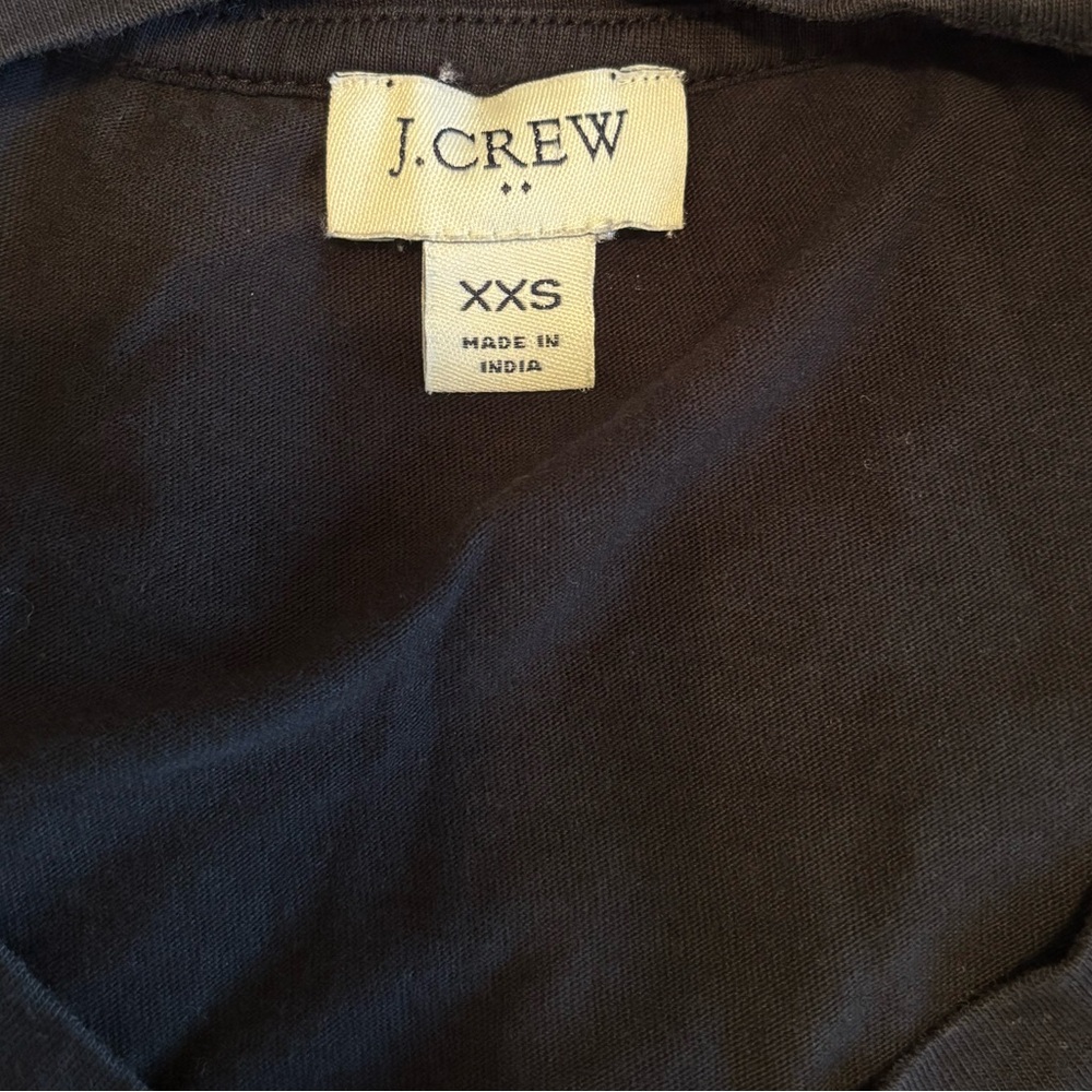 J. CREW Tiered Mini Dress in Black - Picture 9 of 10